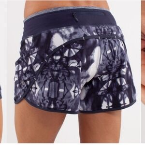 Lululemon Turbo Run Short Deep Indigo size 8
